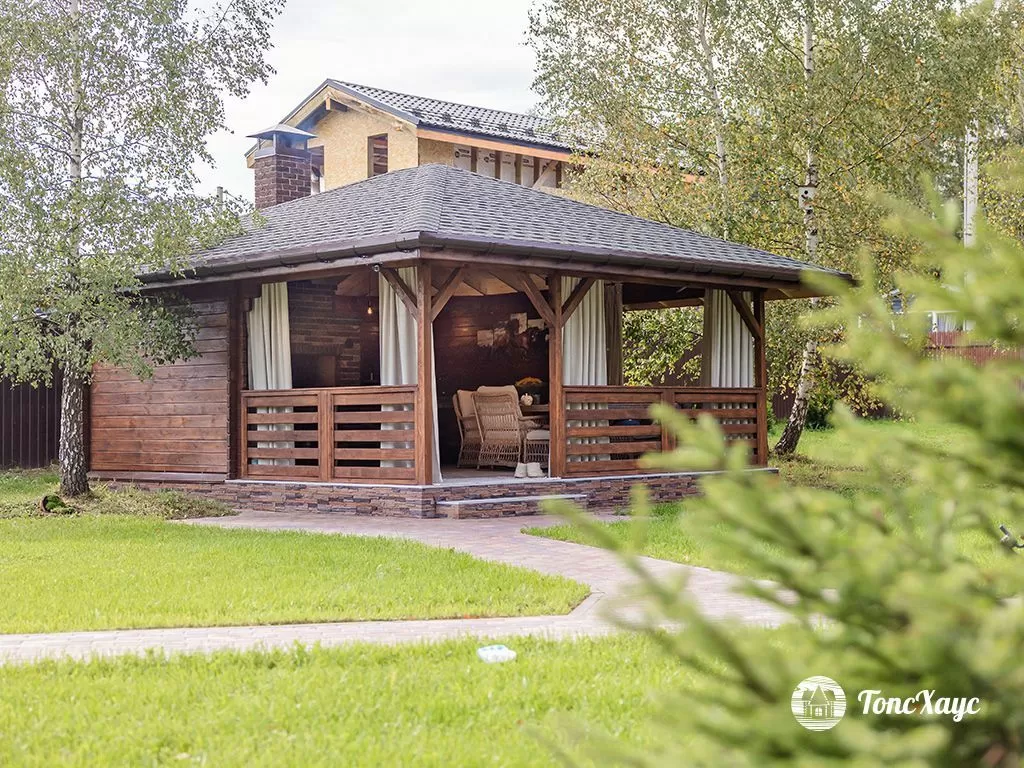 Беседка по индивидуальному проекту