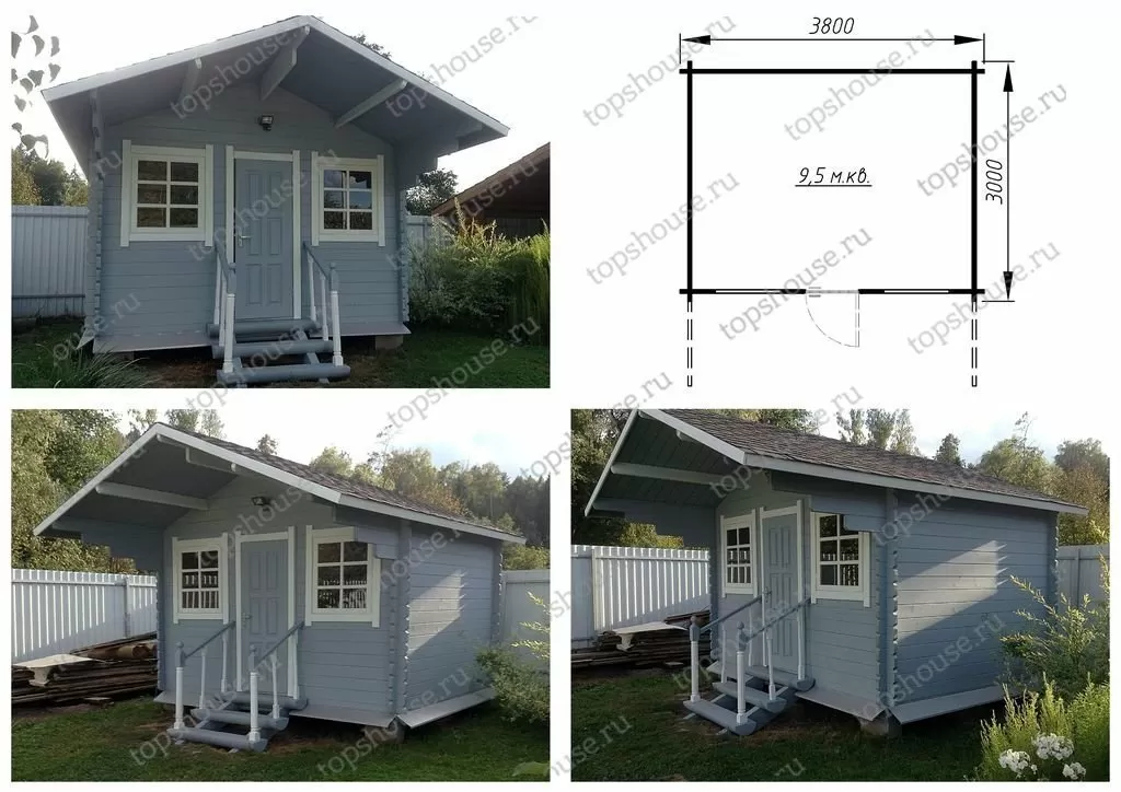 Садовый домик «Крепыш». 2815