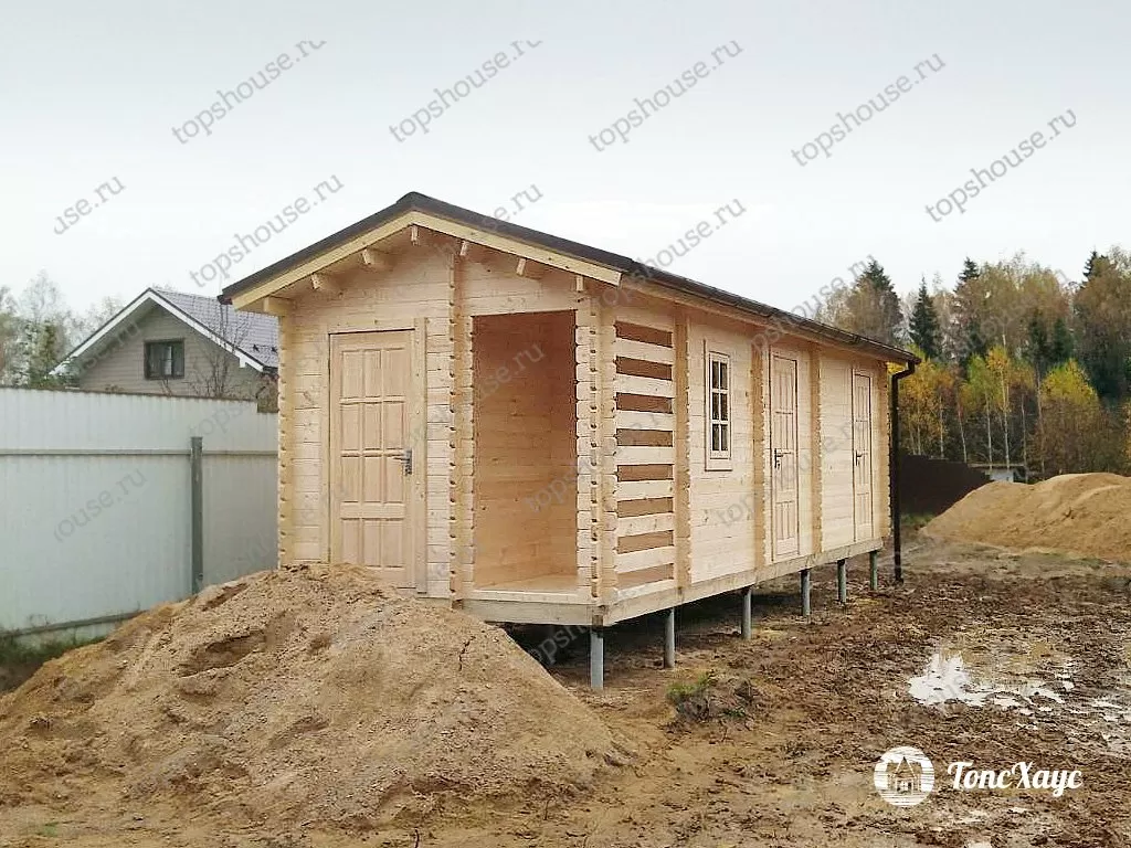 Хозблок 6 х 3 «Изысканный». 11475