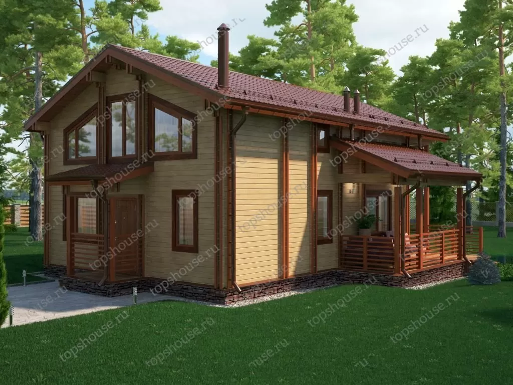 Двухэтажный коттедж «Эдем». 6743
