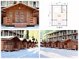 Садовый домик из бруса «Пляжный». 5902