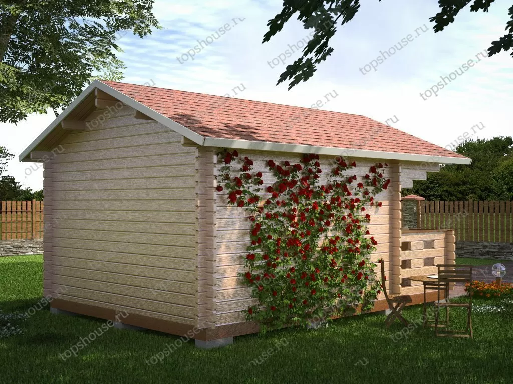 Садовый домик эконом класса «Эталон плюс». 4594