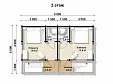 Двухэтажный гостевой дом 4 в 1 «Квартет». 8813