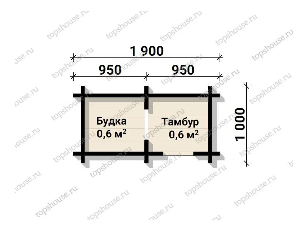 Будка для собак «ГавХаус». 9655