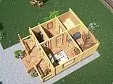 Баня из бруса «Сварожич». 9466