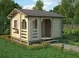 Садовый дом из бруса «Дачный угодник». 5755