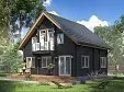 Дом из двойного бруса «Вечная молодость». 12507