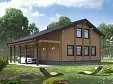 Двухэтажный дом «Писаный красавец». 12437