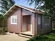 Гостевой домик эконом класса из бруса «Артель». 4598