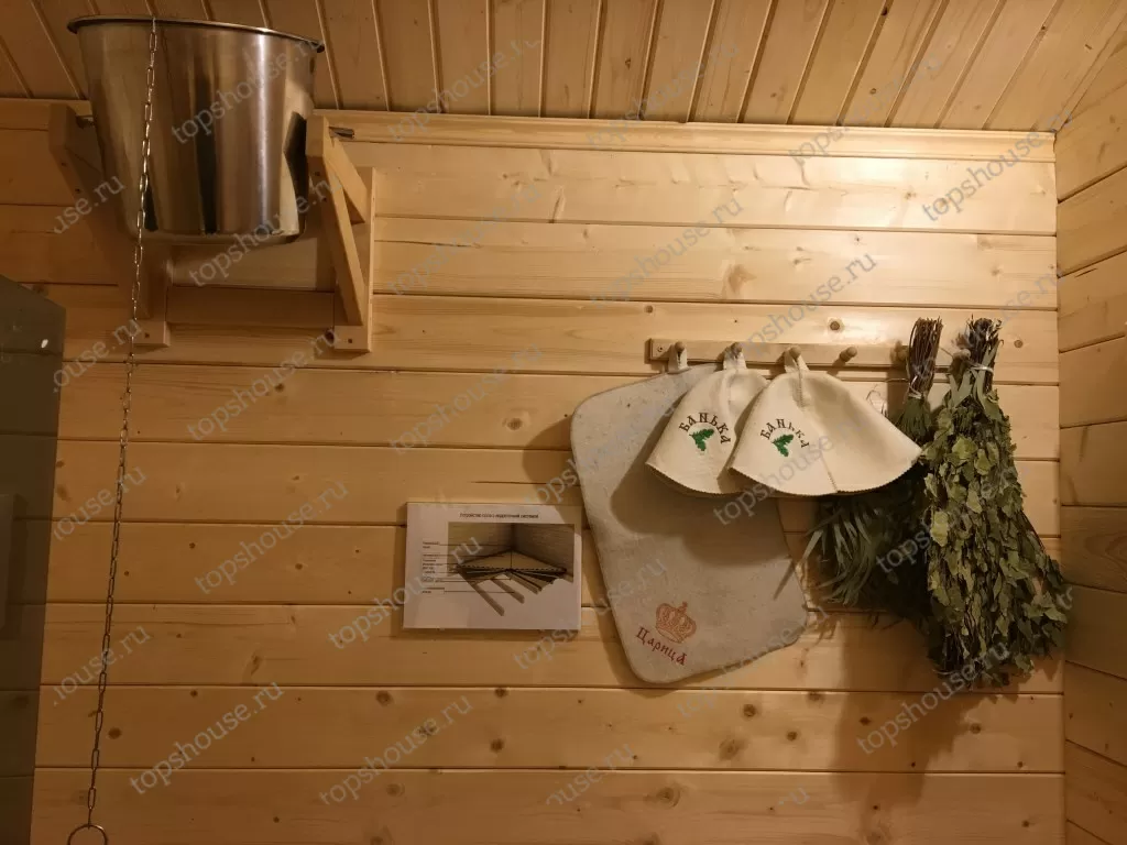 Баня из бруса «Жар-птица». 8799