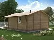 Баня из бруса «По душе». 12499