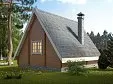 Гостевой дом из бруса «Колпак Волшебника». 9679