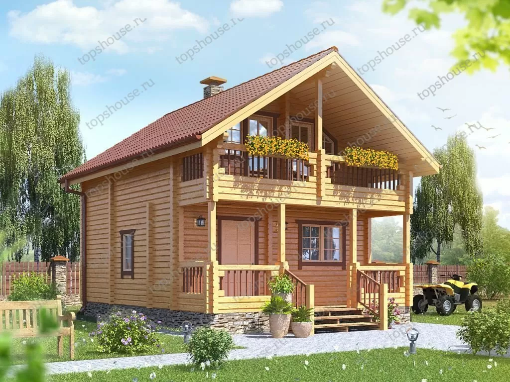 Баня из бруса «Сварожич». 9461