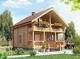 Баня из бруса «Сварожич». 9461