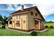 Дачный дом из двойного бруса «Ранчо». 5785