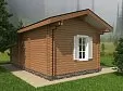Теплый дом из бруса «Тихая заводь». 5022
