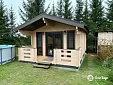 Садовый домик из бруса «Пляжный». 16278