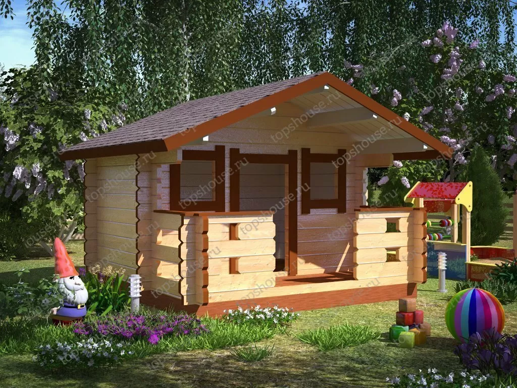 Детский домик «В гостях у сказки». 5677