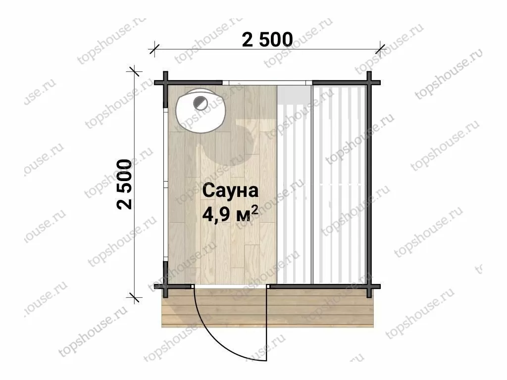 Баня-сауна «Аквариум». 13946