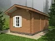 Теплый дом из бруса «Тихая заводь». 5023