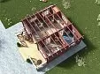 Гостевой дом из бруса «Белая ворона». 12474