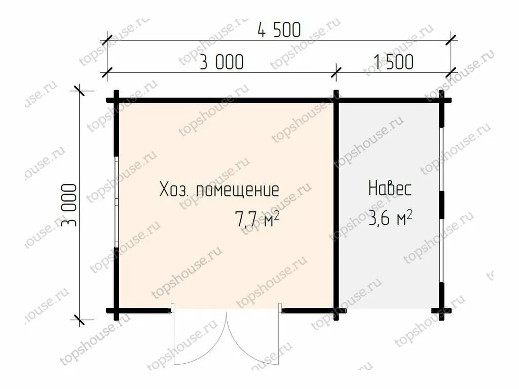 Хозблок «Уютный». 4803