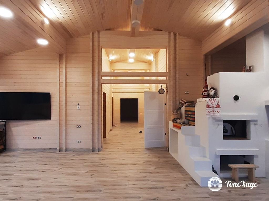 Теплый дом по индивидуальному проекту