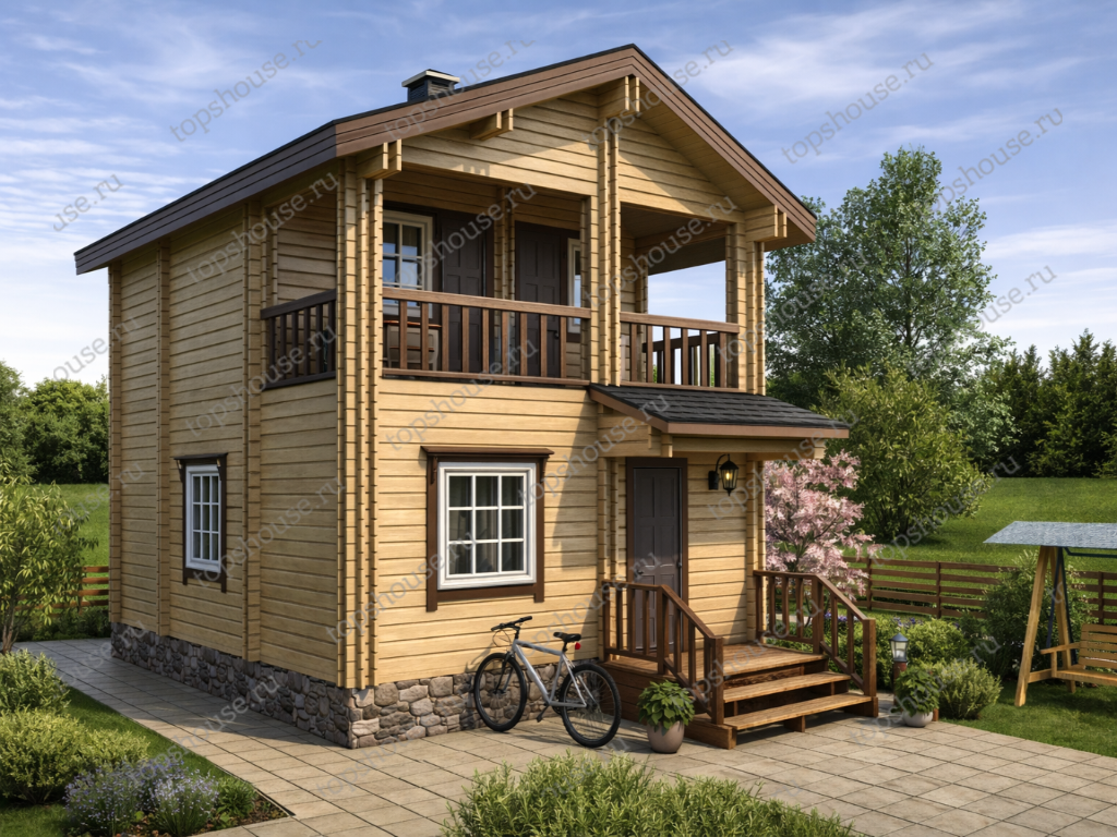 Двухэтажная баня «Высокий берег». 16173