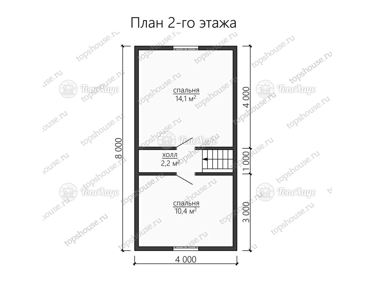 Каркасный дом ТХ-ДК134. 14510