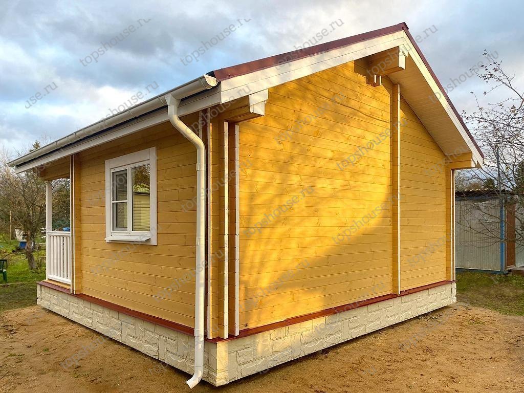 Одноэтажный тёплый дом «Эко-Идеал». 12077