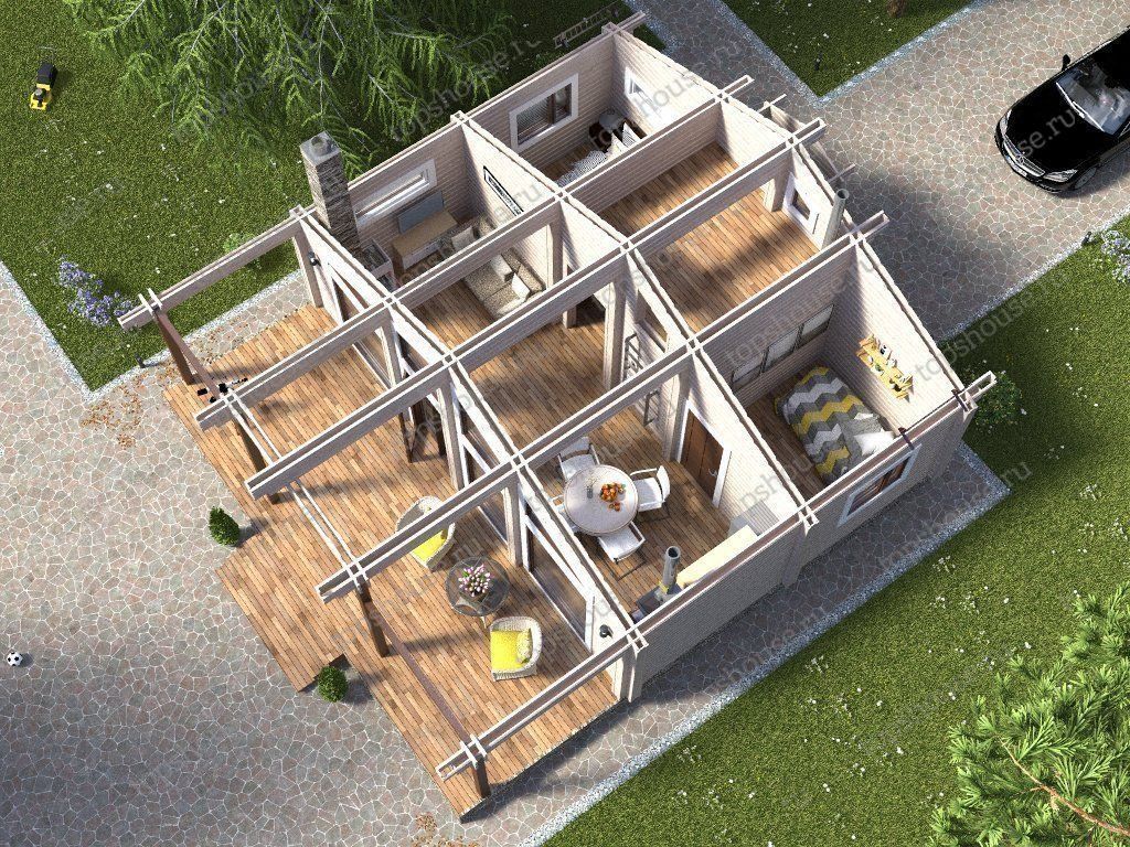 Одноэтажный дом «Золото скифов». 9616