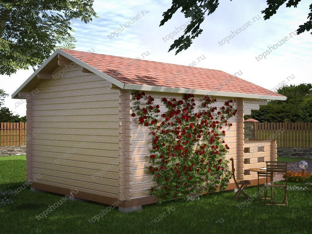 Садовый домик эконом класса «Эталон плюс». 4594