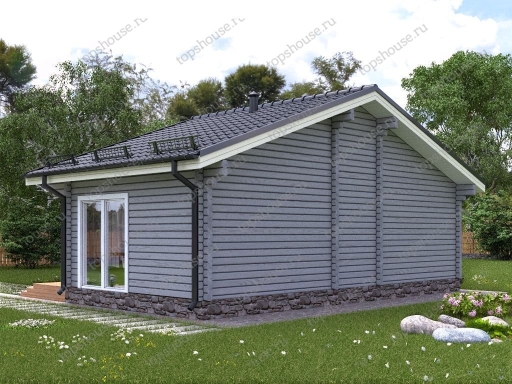 Гостевой дом из бруса «Ну и Ну!!». 13480