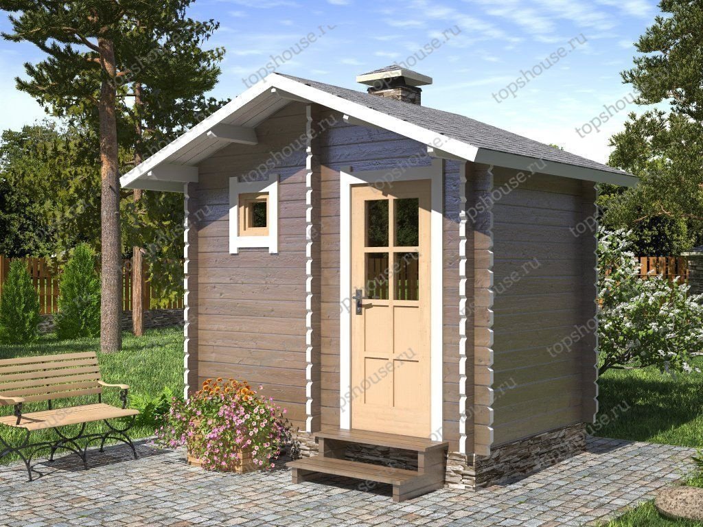 Мини-баня 3 x 2 «Малютка». 5638