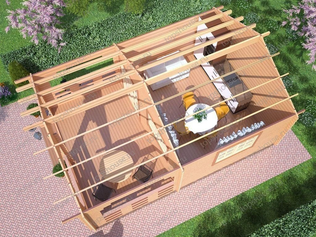 Летняя кухня «Вкусная тишина». 4239