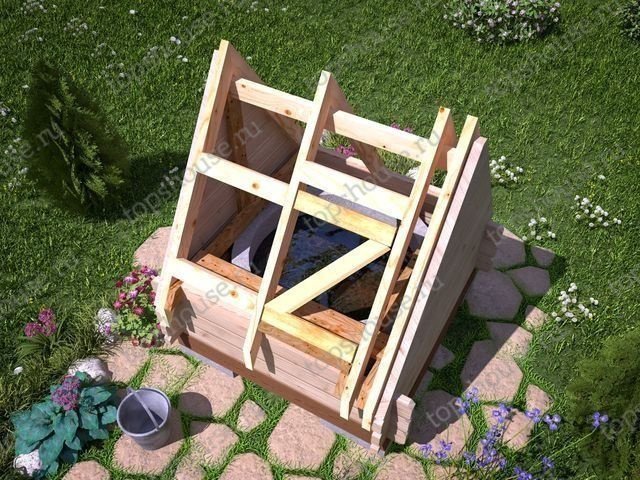 Домик для колодца «Учкудук». 7362