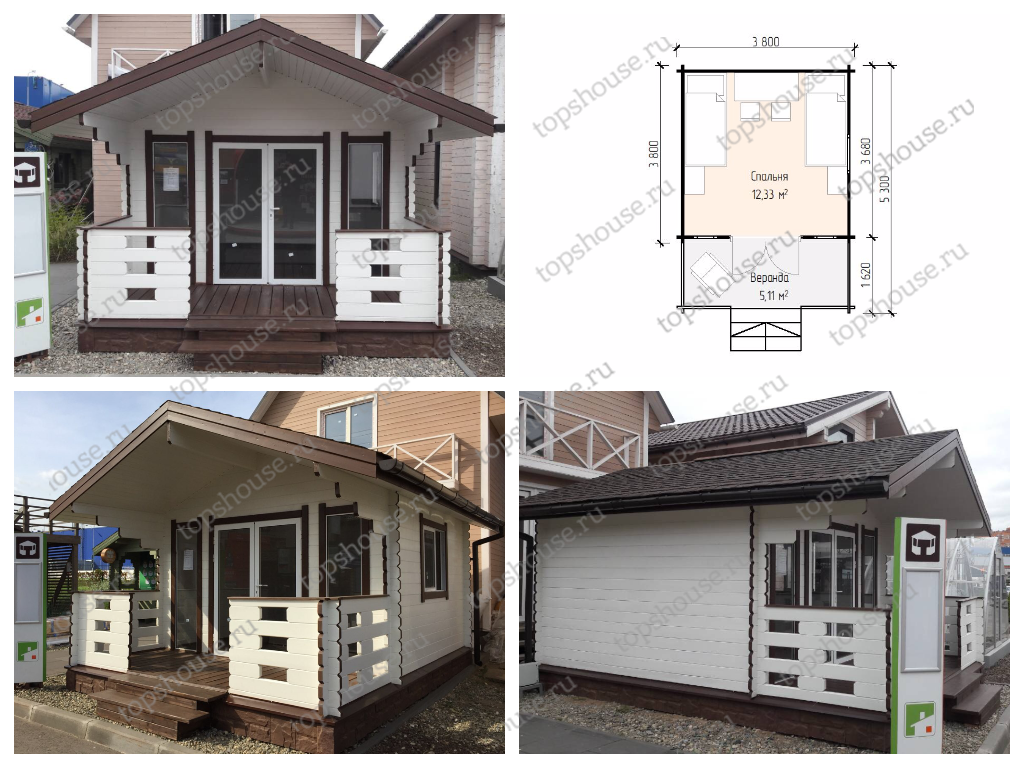 Садовый домик эконом класса «Эталон плюс». 5892