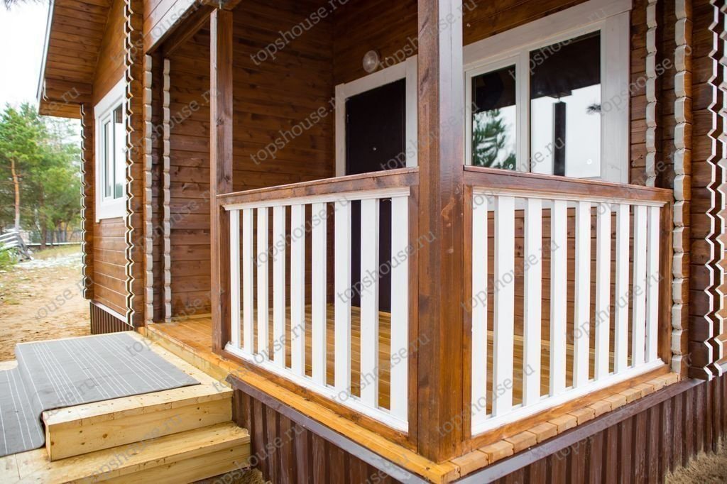 Одноэтажный тёплый дом «Эко-Идеал». 10600