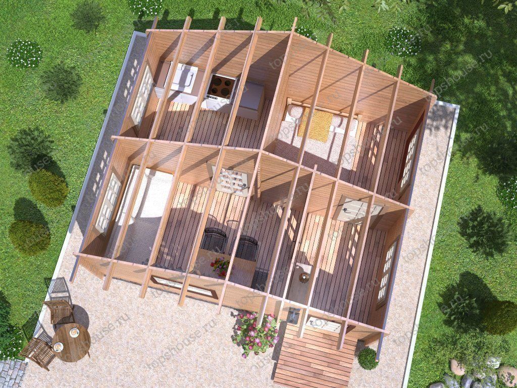 Дачный дом «Топ-Дом». 5095