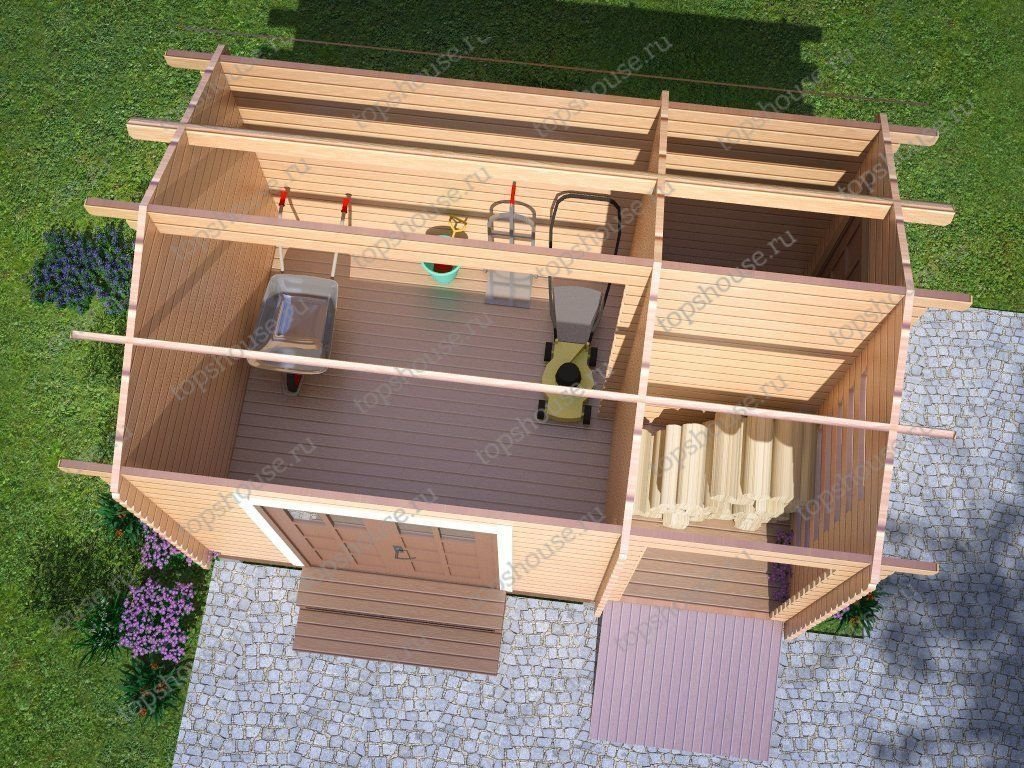 Хозблок «Прилежный». 4652