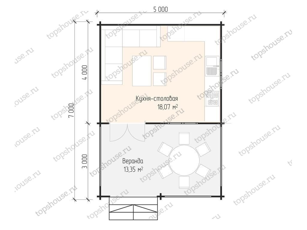 Летняя кухня «Вкусная тишина». 4240