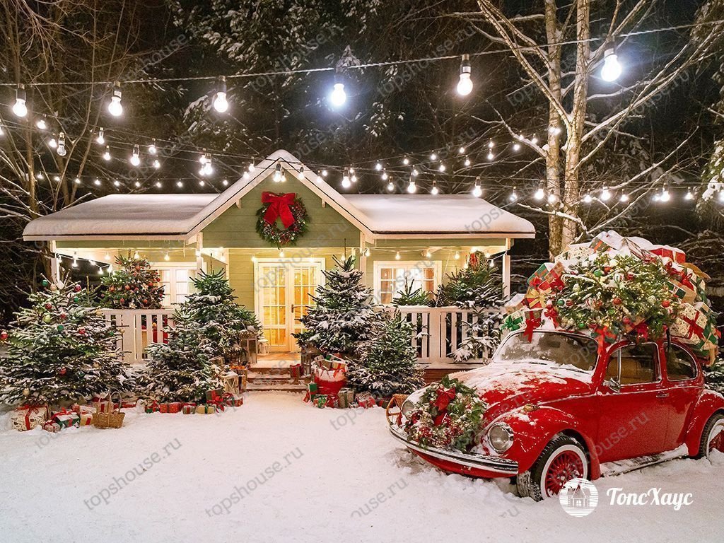 Дачный дом с мезонином «Объятия старины». 16290