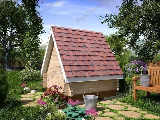 Домик для колодца «Учкудук». 7359