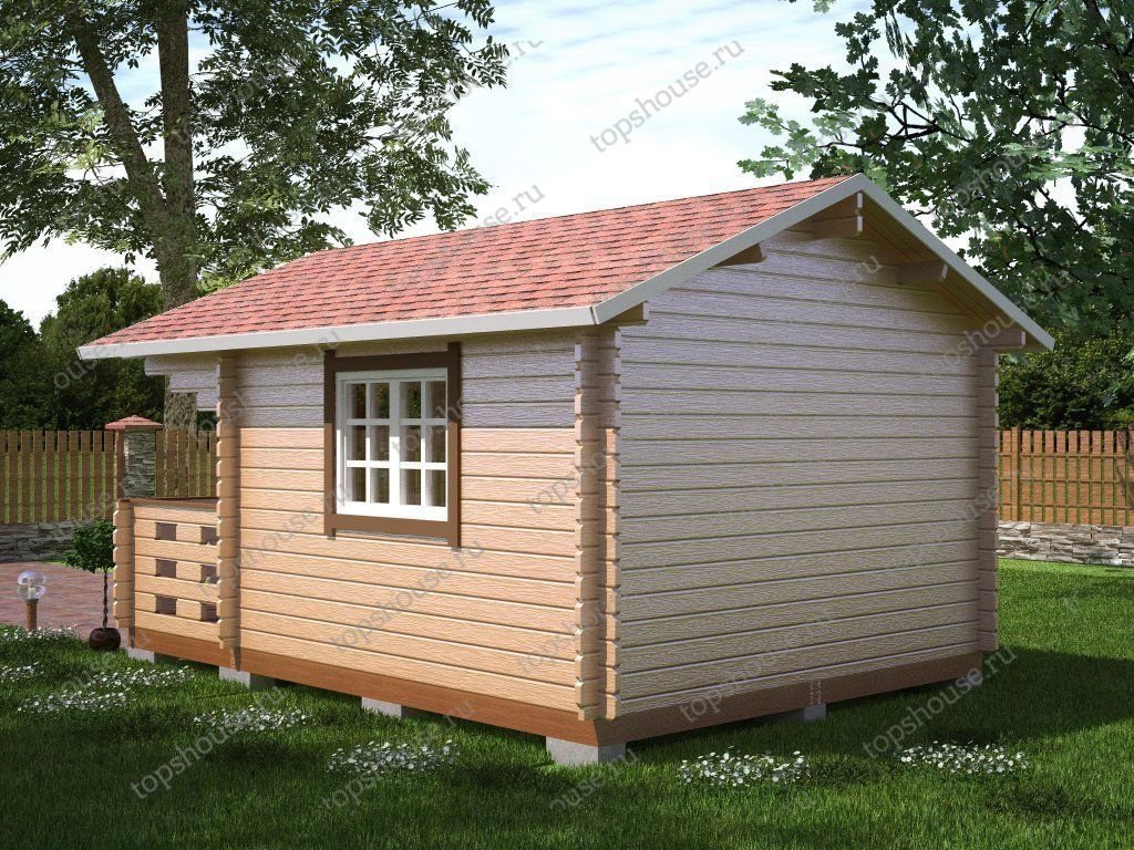 Садовый домик эконом класса «Эталон плюс». 4593