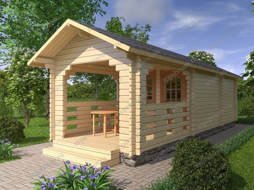 Баня из бруса «Трамвай Желание». 8404