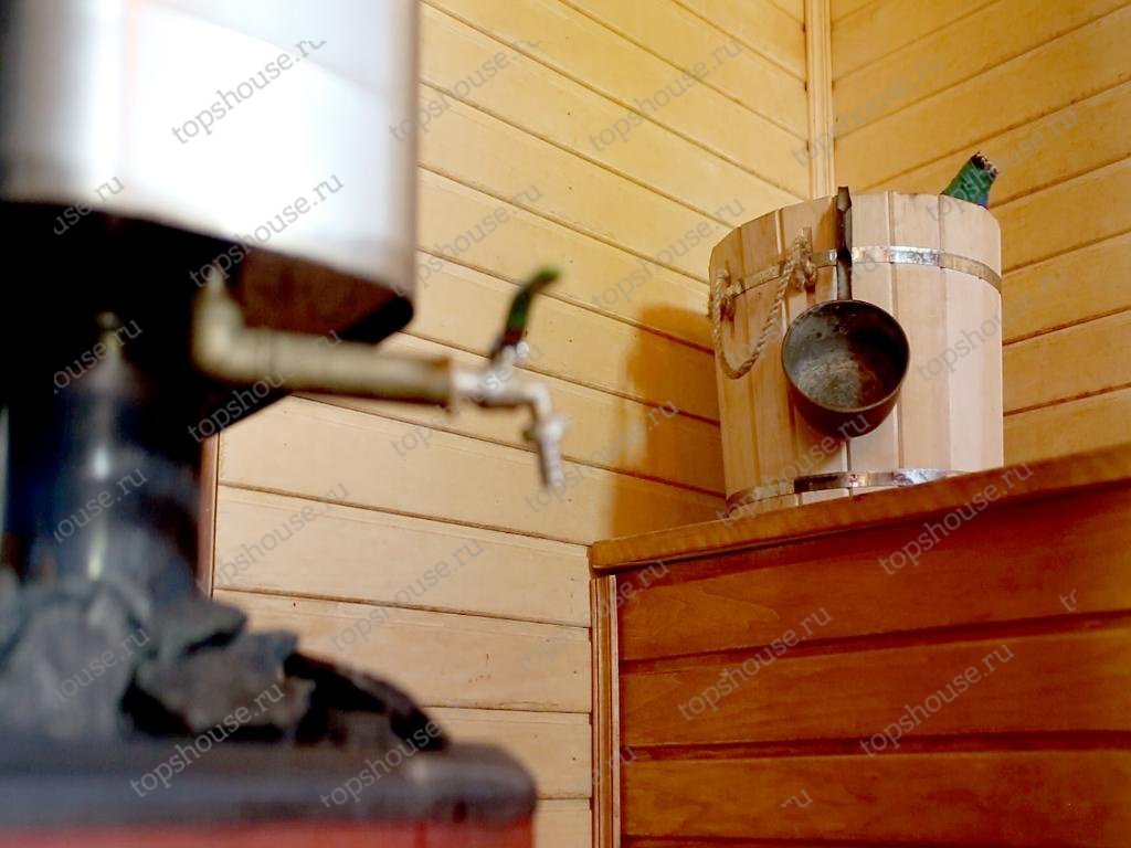 Баня из бруса «Пышка». 9102