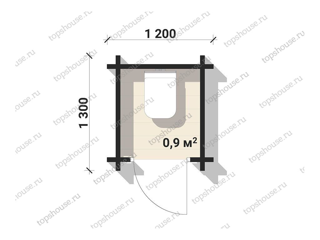 Туалет "Гном 4.0". 10033