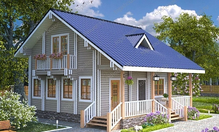 Зимние дома из бруса