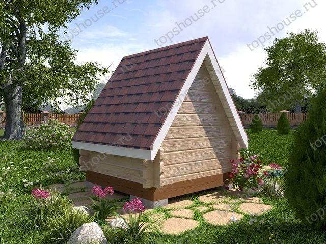 Домик для колодца «Учкудук». 7361