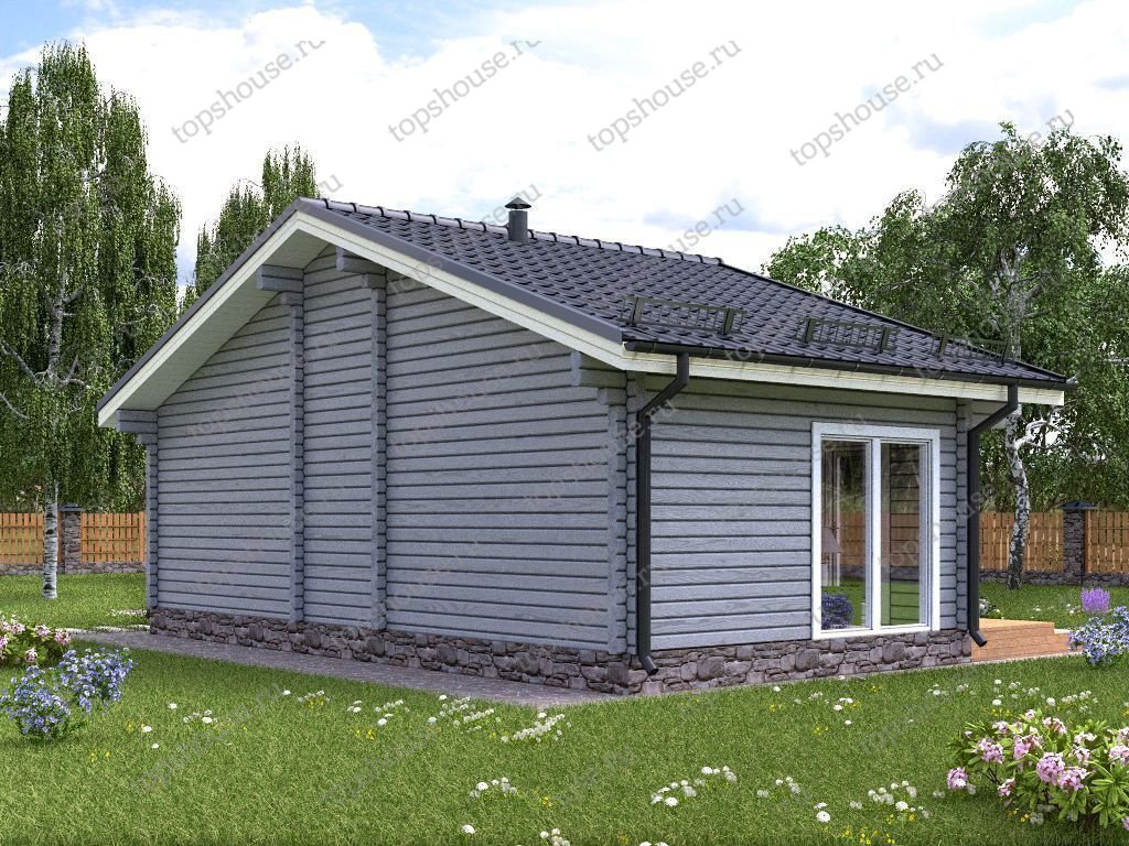 Гостевой дом из бруса «Ну и Ну!!». 13479